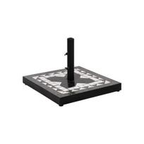 Skėčio stovas, juodos ir baltos spalvos, apskritas, 12kg
