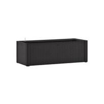 Lovelis su savaiminio laistymo sistema, antracito, 100x43x33cm