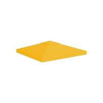 Pavėsinės uždangalas, 2 pakopų, geltonas, 3x3m, 310 g/m²