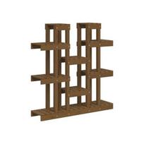 Augalų stovas, medaus rudas, 104,5x25x109,5cm, pušies masyvas