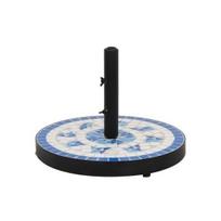 Skėčio stovas, mėlynos ir baltos spalvos, apskritas, 12kg
