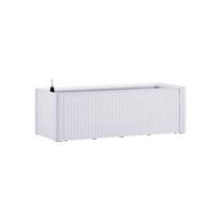 Lovelis su savaiminio laistymo sistema, baltas, 100x43x33cm
