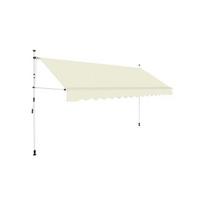 Rankiniu būdu ištraukiama markizė, kreminė, 400cm