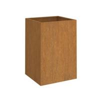 Lovelis, pilkos spalvos, 42x38x75cm, Corten plienas