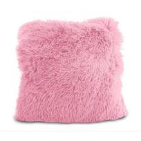 Dekoratyvinis pliušinis pagalvės užvalkalas Elmo Pink 40x30 cm (rožinis)