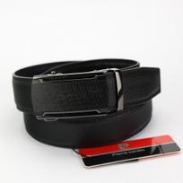 PIERRE CARDIN natūralios odos vyriškas diržas (juodas)