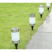 LED lauko šviestuvas su saulės baterija J-14 (1 vnt.)