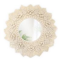 Veidrodis apvalus MACRAME (55 cm)
