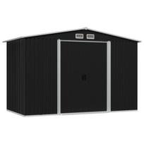 Metalinis sodo sandėliukas 257x205 cm (tamsiai pilkas)