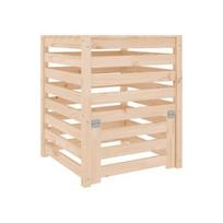 Komposto dėžė, 63,5x63,5x77,5cm, pušies medienos masyvas