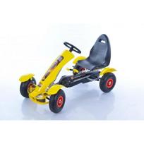 Kartingas Go-Kart F618 (amžius 4-10 m.) geltonas