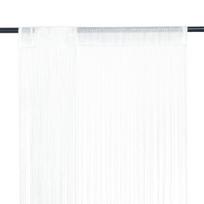 Virvelinės siūlinės užuolaidos, 2vnt baltos (100x250cm)