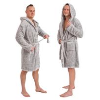 Vyriškas chalatas SHERPA Light grey