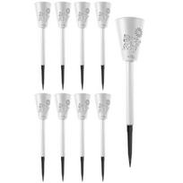 LED lauko šviestuvas su saulės baterija J-02 (8 vnt.)