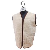 Merino ir kupranugario vilnos liemenė XL/XXL/XXXL dydžiai (rusva)
