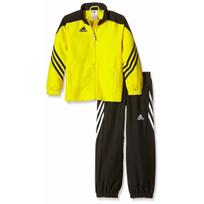 ADIDAS SERENO 14 geltonos-juodos spalvos sportinis kostiumas paaugliams