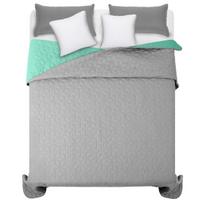 Dvipusė lovatiesė DIAMANTE MINT GREY (220X240cm)