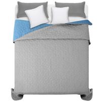 Dvipusė lovatiesė DIAMANTE LIGHT GREY BLUE (220X240cm)