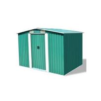 Metalinis sodo sandėliukas 257x205 cm (žalias)