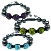Shamballa apyrankės moterims (įvairių spalvų)