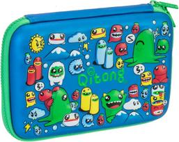 Penalas 3D MONSTERS, Qitong, 205x145x45 mm, mėlynos sp.