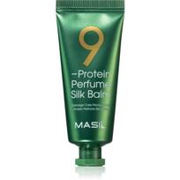 MASIL 9 Protein Perfume Silk Balm nenuplaunamoji atkuriamoji priemonė karščio nualintiems plaukams 20 ml