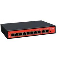 10 prievadų, 8 PoE prievadų komutatorius WI-Tek Wi-PS210G