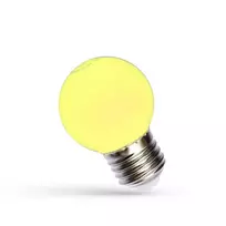 1W E27 LED lemputė BULB, geltona