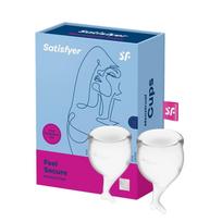 Menstruacinės taurelės Feel Secure - Transparent