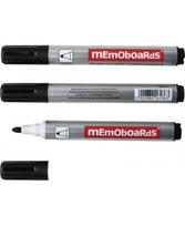 Žymeklis baltai lentai ir bloknotams MEMOBOARDS, juodas