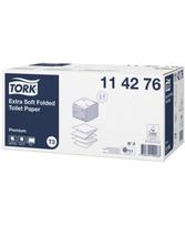 Tualetinis popierius servetėlėmis TORK Premium Extra Soft (T3), 114276, 252 serv., 1 pak.