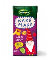Įvairių vaisių sulčių gėrimas ELMENHORSTER KAKĖ MAKĖ, su vitaminu C, 0,2 l