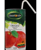 Sultys ELMENHOSTER, Obuolių, 100%, 0,2l