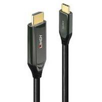 Adapterio Kabelis - LINDY USB Type C į HDMI 8K60 Adapterio Kabelis, 48Gbps, 2 m, Juodas