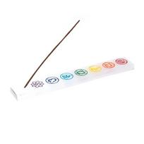 Ilgas muilo akmens smilkalų lazdelių laikiklis 7 Chakra, 25cm