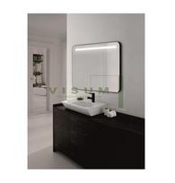 Vonios veidrodis su LED apšvietimu ZOE 1000X700MM juodu rėmeliu 4000K