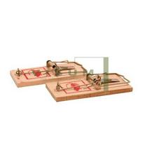 Spąstai pelėms mediniai 10*4.5 cm 2 vnt. 95*50