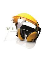 Apsauginis veido skydelis PW90 su ausinėmis SNR 28 dB