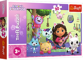 GABBY´S DOLLHOUSE TREFL  Dėlionė, 30 det.