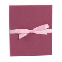 Albumas GOLDBUCH 68508 Leporello Bella Vista fuchsia 16x19 cm fuksia spalva | kampučiai/lipdukai | max 13x18 10 | juodi lapai [V]
