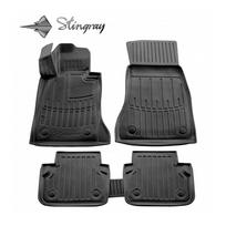 Guminiai 3D kilimėliai BMW 5 (G31) (Touring) 2017-2023 (Juodos spalvos)