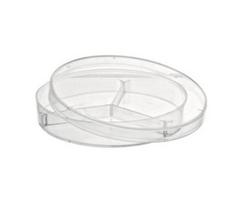 Plastikinės Petri lėkštelės, 90 mm (su skyreliais)