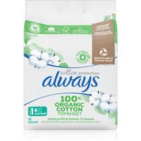 Always Cotton Protection Normal paketai be kvapiųjų medžiagų 11 vnt.