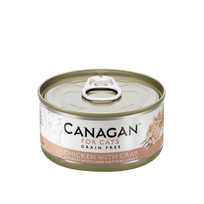 Canagan konservai su vištiena ir krabais natūraliose savo sultyse katėms, 75 g