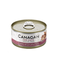 Canagan begrūdžiai konservai su tunu ir lašiša katėms, 75 g