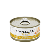 Canagan konservai su vištiena ir daržovėmis katėms, 75 g