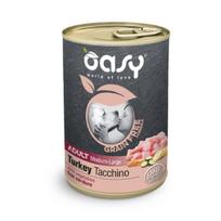 Oasy Grain Free Adult Medium & Large Turkey konservai su kalakutiena šunims, 400 g