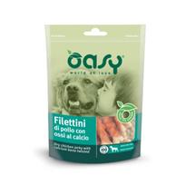 Oasy skanėstai kalcio kauliukai su vištienos file šunims, 100 g