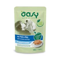 Oasy Puppy & Junior guliašas su vištiena šuniukams, 100 g