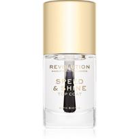 Revolution Speed & Shine greitai džiūstantis nagų lakas skaidri 10 ml